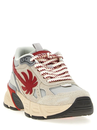 Shop Palm Angels The Palm Runner Sneakers Red
