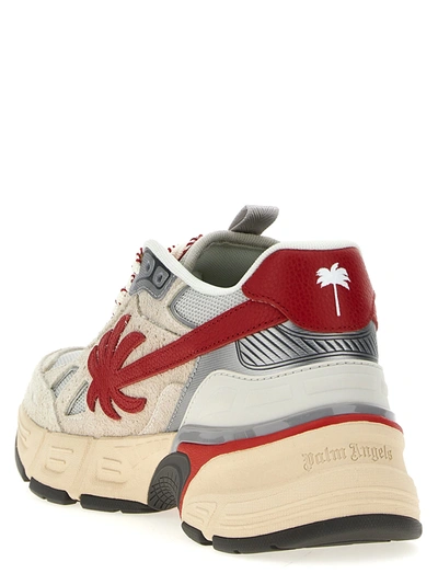 Shop Palm Angels The Palm Runner Sneakers Red