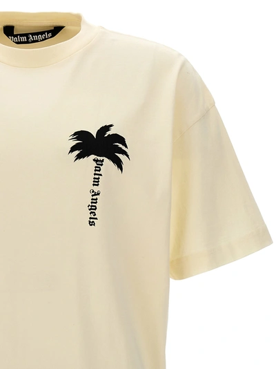 Shop Palm Angels The Palm T-shirt White/black
