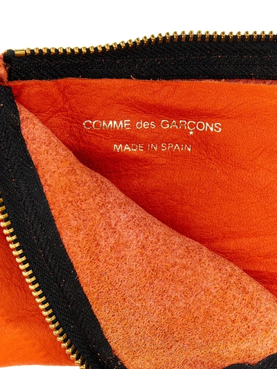 Shop Comme Des Garçons Washed Wallets, Card Holders Orange