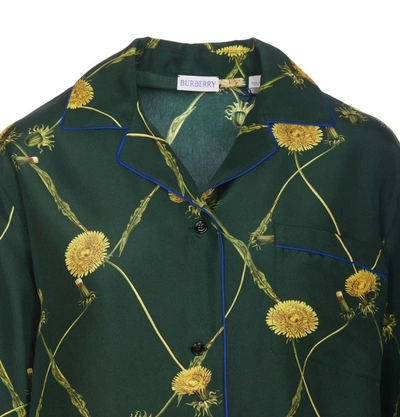 Shop Burberry Shirts In Green