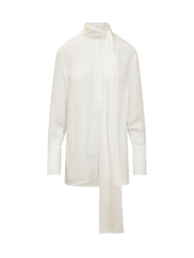 Givenchy White Regular Logo Shirt In White