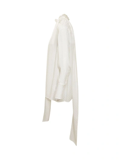 Givenchy White Regular Logo Shirt In White