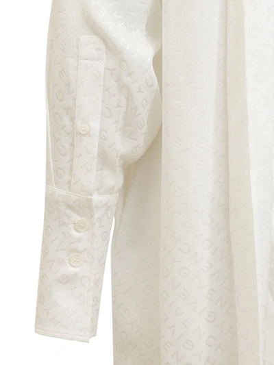 Givenchy White Regular Logo Shirt In White