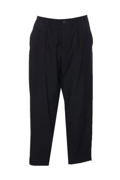Shop Marni Trousers In Blue