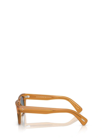 Shop Oliver Peoples Sunglasses In Amber