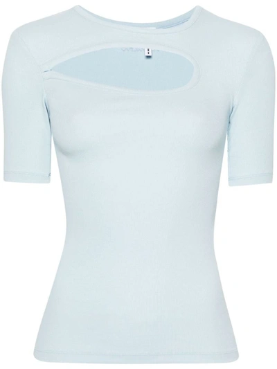 Shop Remain Birger Christensen Remain Jersey Short Sleeve T-shirt In Blue