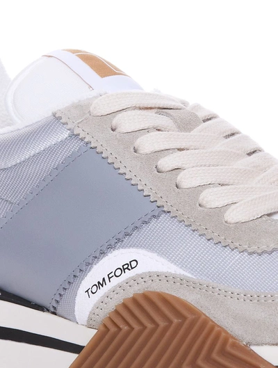 Shop Tom Ford Sneakers In Silver