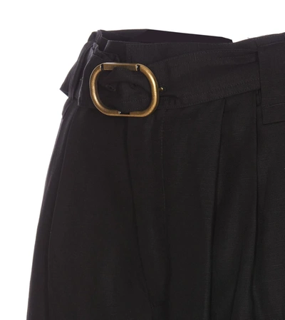 Shop Twinset Twin-set Trousers In Black