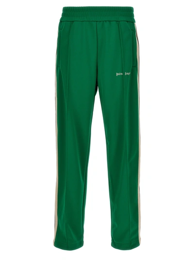 Shop Palm Angels Classic Logo Track Pants In Green