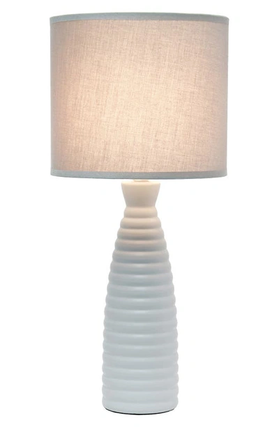 Shop Lalia Home Grey Bottle Table Lamp In Gray