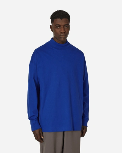 Shop Adidas Originals Basketball Longsleeve T-shirt Lucid In Blue