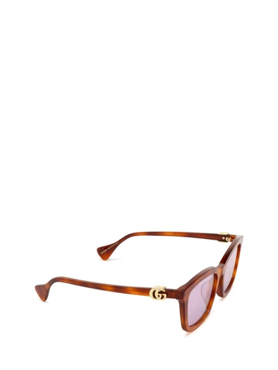 Shop Gucci Eyewear Sunglasses In Havana