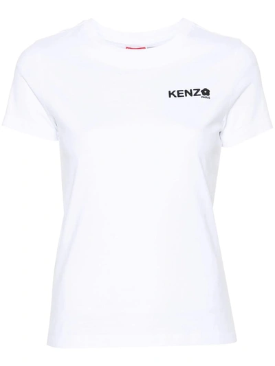 Shop Kenzo T-shirt With Print In White