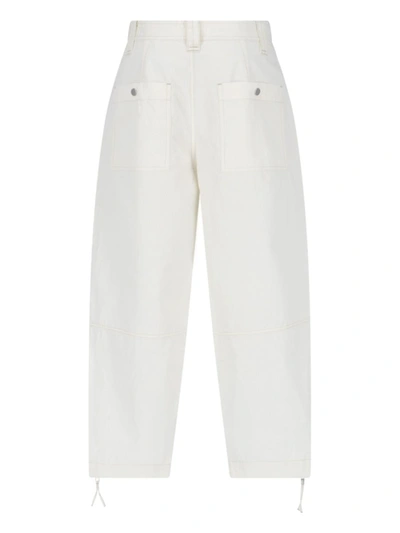 Shop Isabel Marant Étoile Marant Etoile Trousers In White