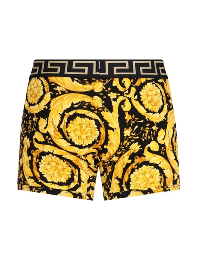 Shop Versace Underwear In Yellow