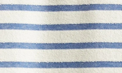 Shop Jw Anderson Grape Stripe Sleeveless Cotton T-shirt In Natural/ Blue