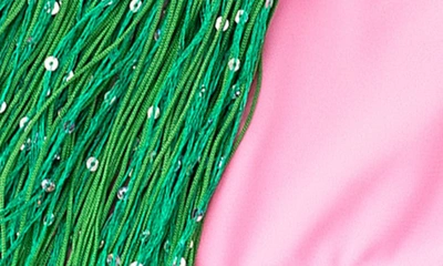 Shade Critters Kids' One-piece Swimsuit & Cover-up Skirt Set In Pink