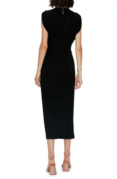 Shop Diane Von Furstenberg Williams Midi Dress In Black