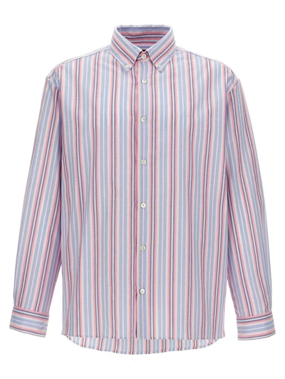 Shop Apc A.p.c. Mathias Striped Oxford Shirt In Multicolor