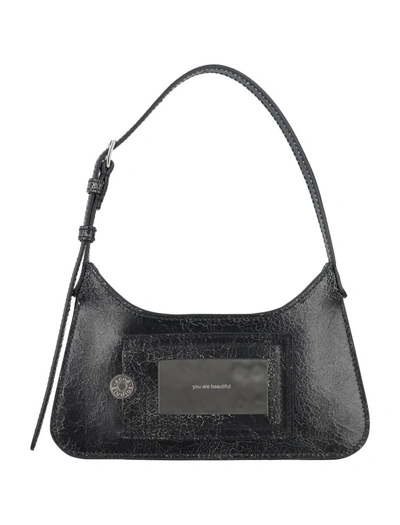 Shop Acne Studio S Platt Micro Shoulder Bag In Black