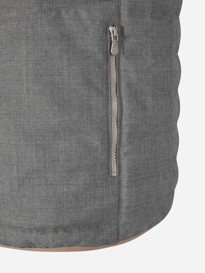 Shop Brunello Cucinelli Padded Vest With Zip In Gris Clar