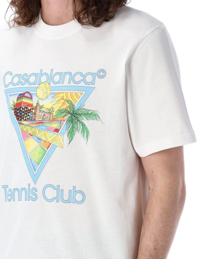 Shop Casablanca Afro Cubism Tennis Club T-shirt
