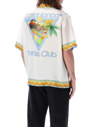 Shop Casablanca Afro Cubism Tennis Club Shirt