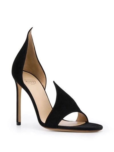 Shop Francesco Russo Sandals In Black