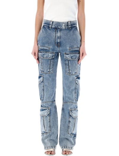 Shop Givenchy Denim Cargo Look 11 In Blue