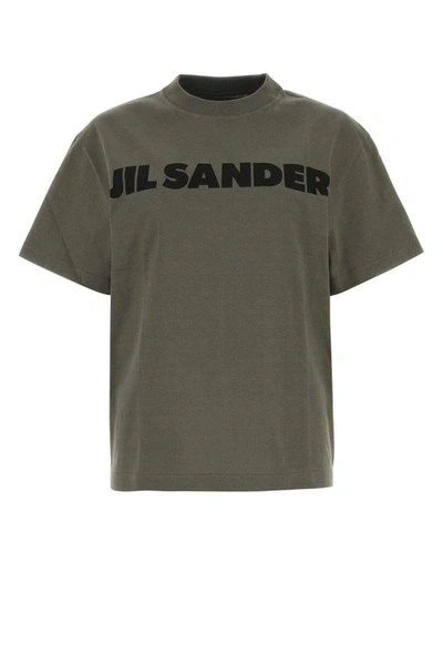 Shop Jil Sander T-shirt In Green