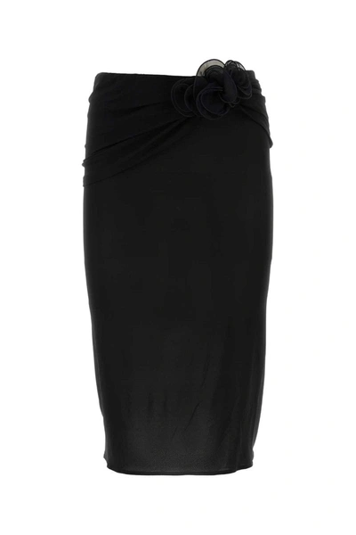 Shop Magda Butrym Skirts In Black