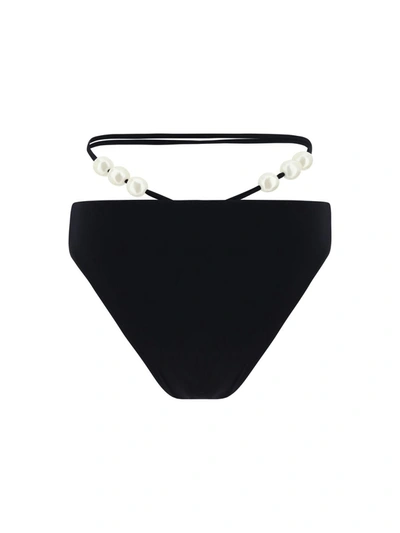 Shop Magda Butrym Pearl Bikini Bottom In Black