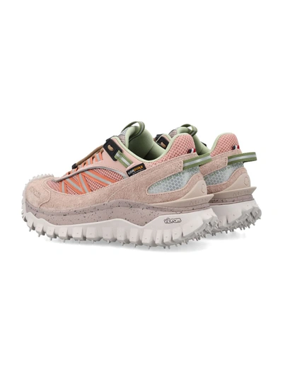 Shop Moncler Trailgrip Trainers In Pink