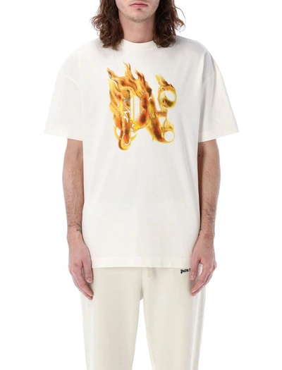 Shop Palm Angels Burning Pa In White