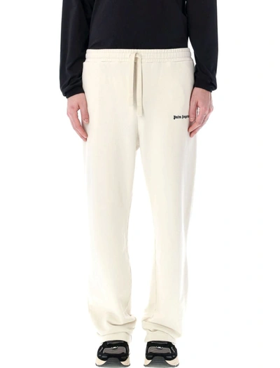 Shop Palm Angels Classic Logo Sweatpants In White