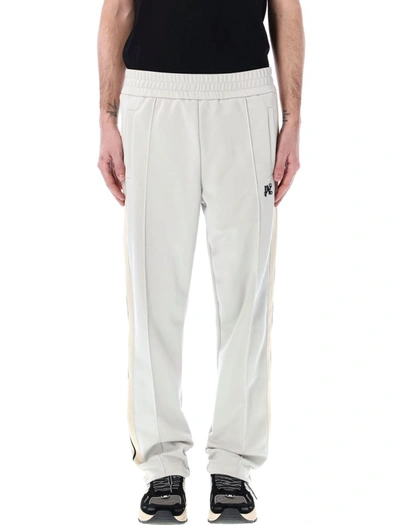 Shop Palm Angels Monogram Track Pants In Light Grey