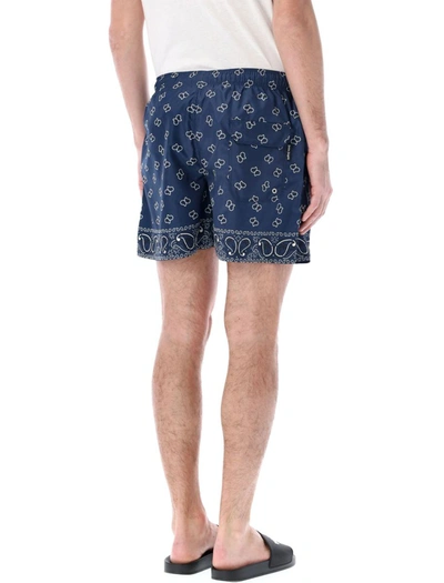 Shop Palm Angels Pasley Swimshort In Blue