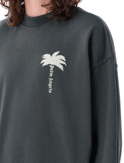 Shop Palm Angels The Palm Gd Sweatshirt In Grey