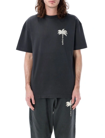 Shop Palm Angels The Palm Gd T-shirt In Grey