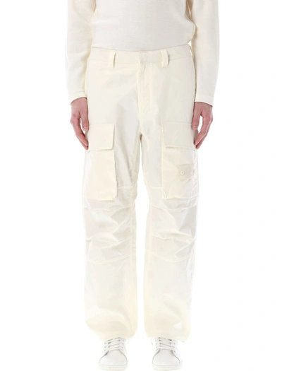 Shop Stone Island Ghost Cargo Pants In Natural