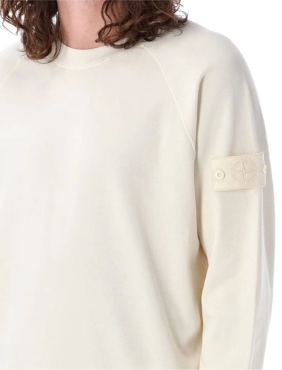 Shop Stone Island Ghost Crewneck In Natural