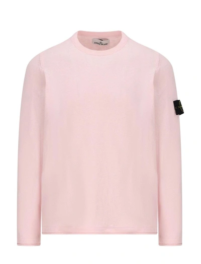 Shop Stone Island Sweaters Pink