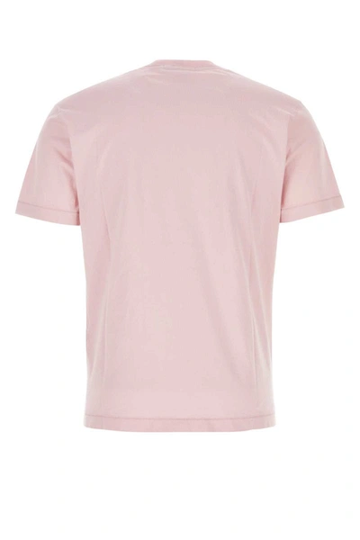 Shop Stone Island T-shirts And Polos In Pink
