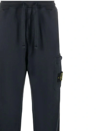 Shop Stone Island Tracksuit Trousers In Blue