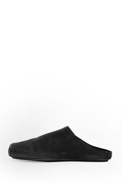 Shop Uma Wang Flat Shoes Black