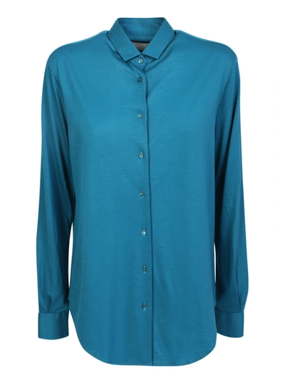 Shop Xacus Shirts In Blue