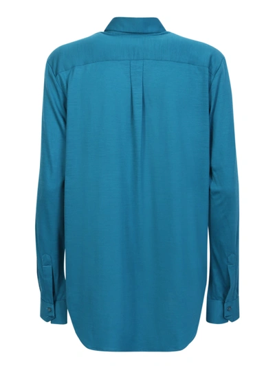 Xacus Elegant Azure Shirt In Blue