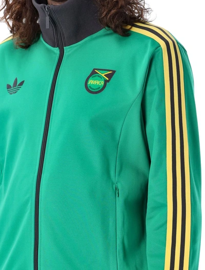 Shop Adidas Originals Jff Og Track Jacket In Green
