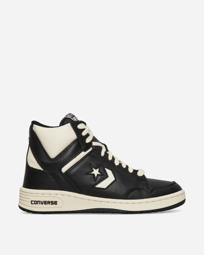 Shop Converse Weapon Mid Sneakers Black / Natural Ivory In Multicolor